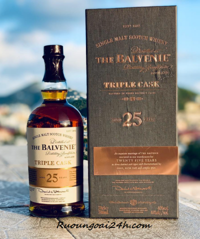 Rượu Balvenie 25 Năm Triple Cask