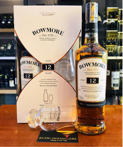 Rượu Bowmore 12 Hộp quà