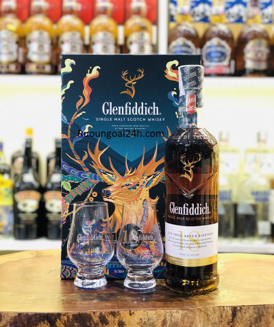 Rượu Glenfiddich 18 hộp quà Tết (mới)