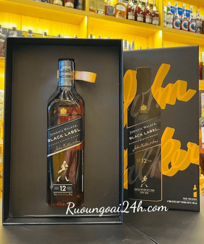 Rượu Johnnie Walker Black Label - Hộp quà 2022