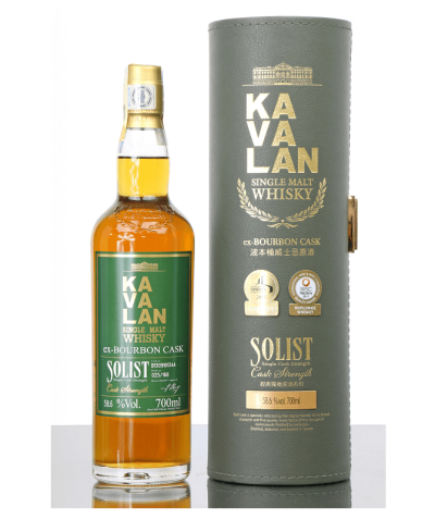 Rượu Kavalan Solist exBourbon Cask Hộp Da