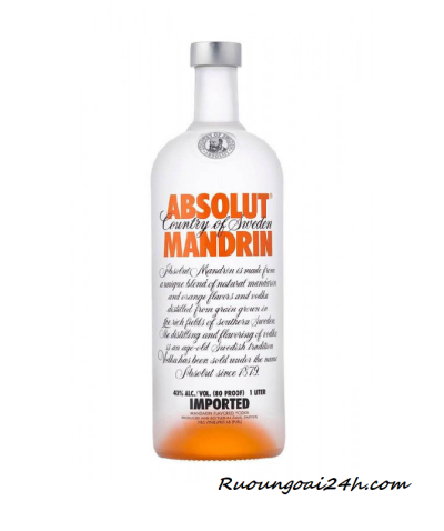 Rượu Vodka Absolut Mandrin