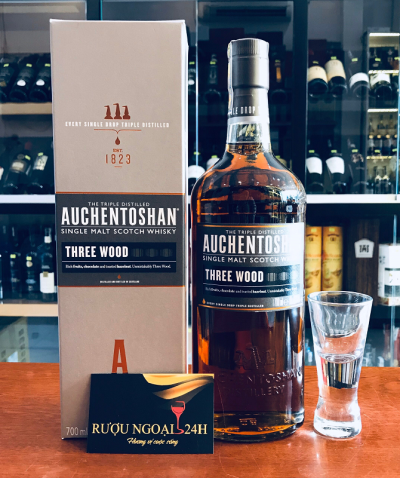 Rượu Whisky Auchentoshan Three Wood